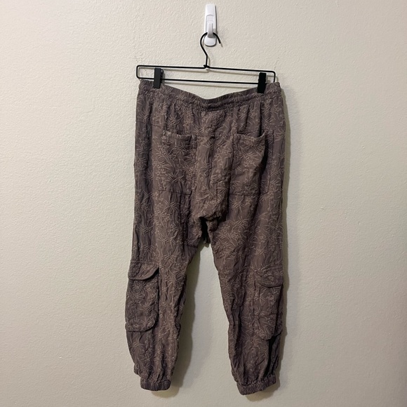Johnny Was X Pete & Greta Embroidered S Cargo Jogger Baggy Barrel Pant Bohemian - Picture 5 of 6